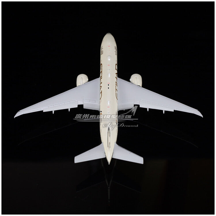 1:400 JC Wings Etihad Airways Plane B777-200LR Diecast Aircraft Model