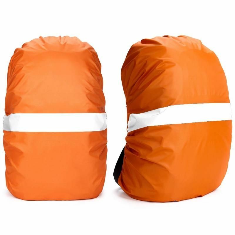 Adjustable Waterproof Dustproof Backpack Bag Reflective Rain Cover 39*28*18 CM