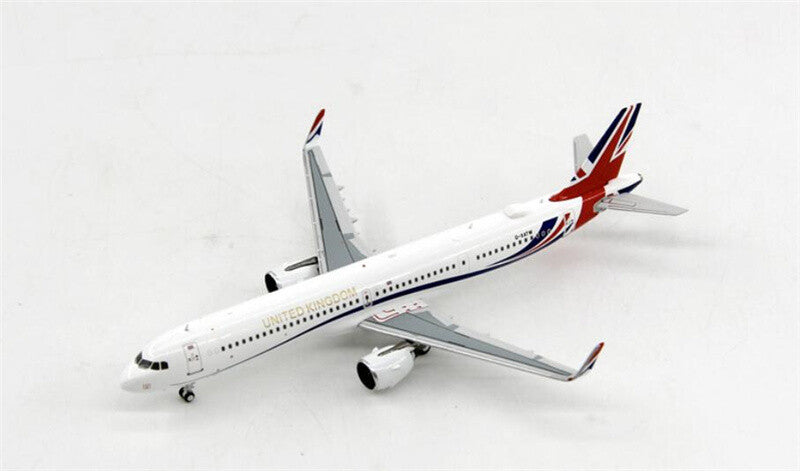 PandaModel British Air Force for Airbus A321neo G-XATW 1/400 DIECAST plane Model