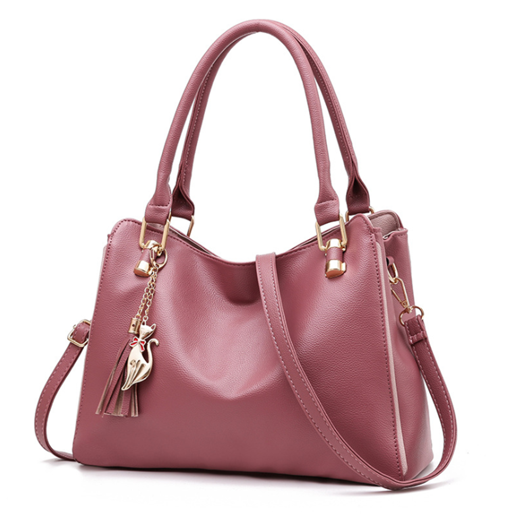 Women Fashion Faux Leather Handbags Tote Shoulder Bag Messenger Crossbody Purse
