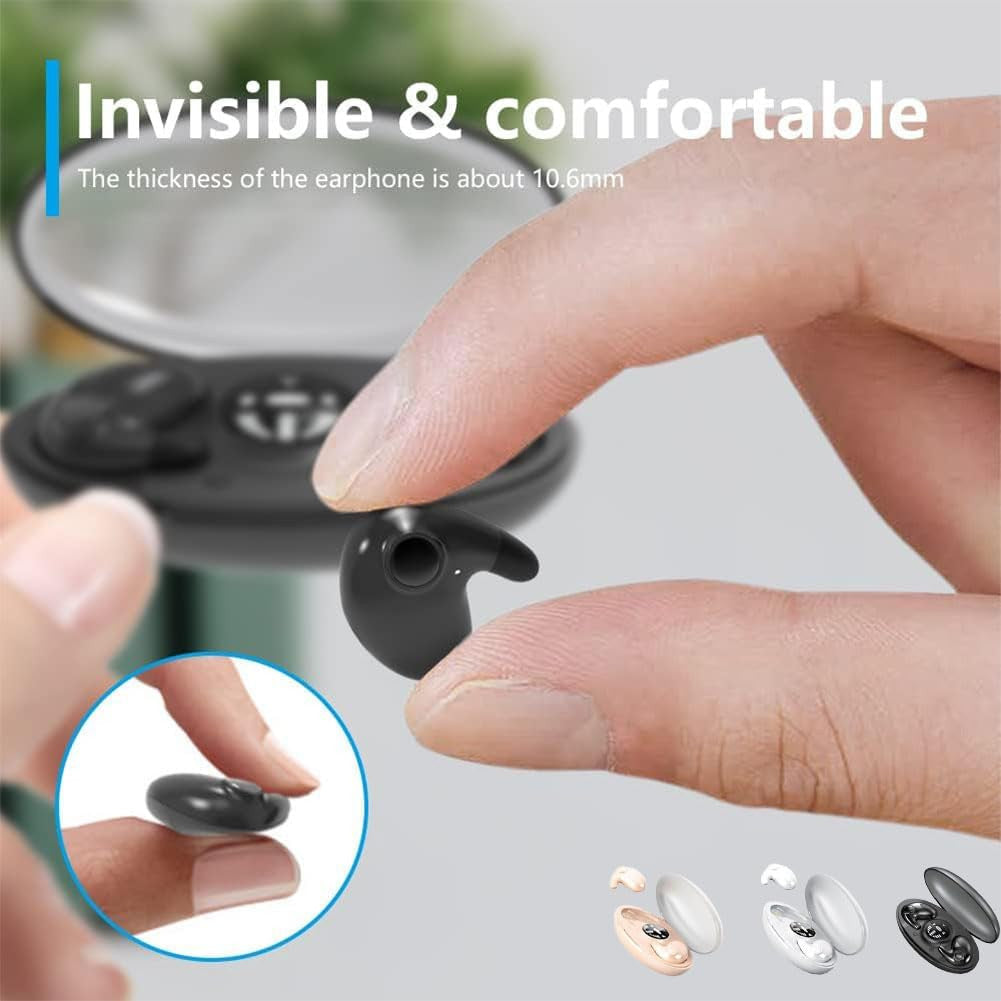 Invisible Sleep Wireless Earbuds Bluetooth 5.3 Headset TWS Waterproof Earphone