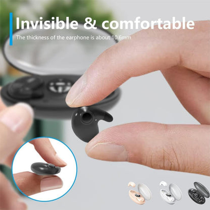 Invisible Sleep Wireless Earbuds Bluetooth 5.3 Headset TWS Waterproof Earphone