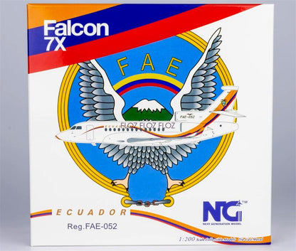 NG Models for Ecuador Air Force for Falcon 7X FAE-052 1:200 Aircraft Pre-built