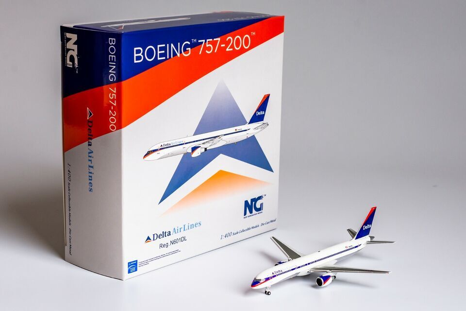 1:400 NG Model Delta Air Lines BOEING 757-200 Passenger Airplane Diecast Model