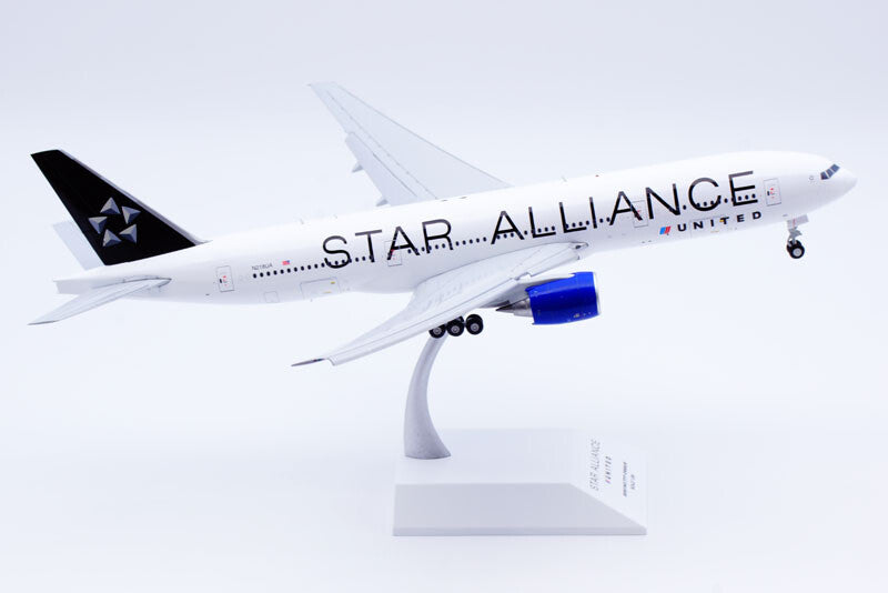 1:200 JC Wings UNITED BOEING B777-200ER Flap Down Plane Diecast Aircraft Model