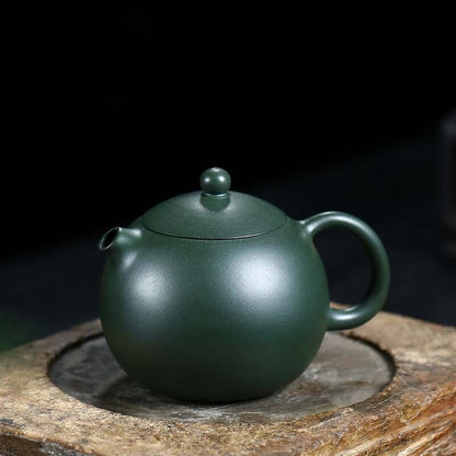 Handmade Tea Pot Marked Dragon Egg Pot Yixing Zisha Purple Clay Kungfu Tea Pots