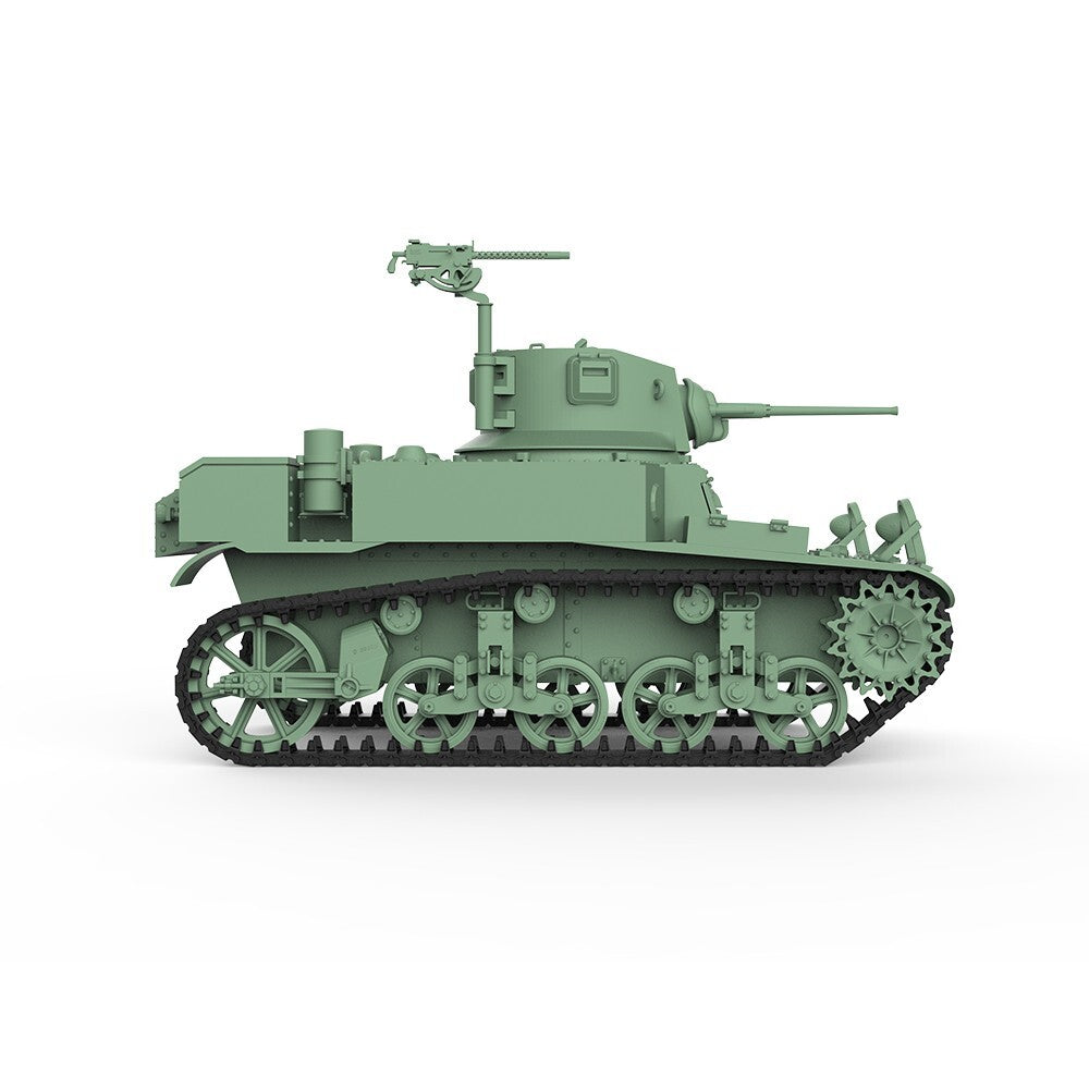 SSMODEL SS24505 1/24 Military Model Kit US M3A1 Stuart Light Tank