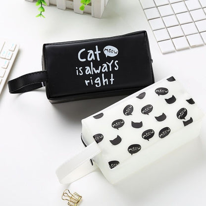 Cute Cosmetic Bag Women Travel Wash Pouch Makeup Bag Pencil Case Toiletry Bags