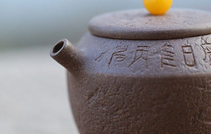 200cc Handmade Zisha Teapot from Yixing, China, Nissi Valley Gongfu Teapot-