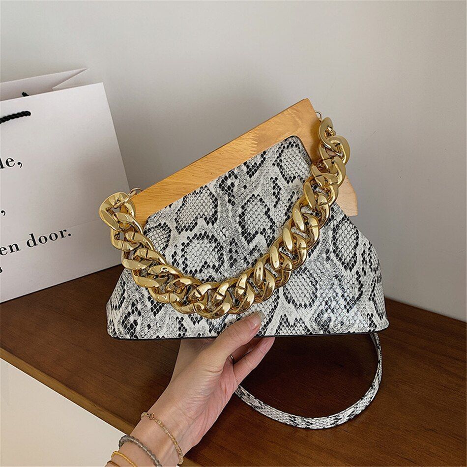 Vintage Evening Party Clutch Synthetic Leather Shoulder Crossbody Bags Handbags