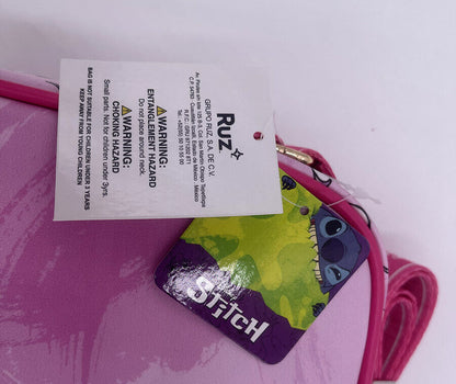 Disney Lilo & Stitch TV Movie Pink Crossbody Bag Rare Love 8.5" Lady Purse