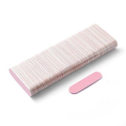 Nail Files 100Pcs Wood Double-Sided Professional Strong Sandpaper Polishing Tool