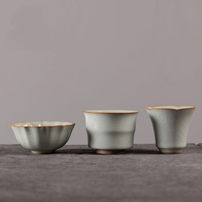 Ruyao Tea Cup Master Cup Kung Fu Tea Drinking Ceramic Tea Cup
