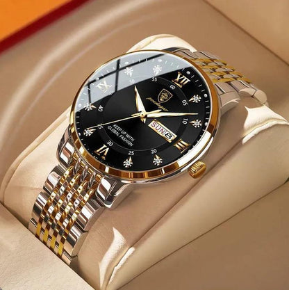 Men's Watch Wrist Watches New Waterproof Man Luxury Stainless Steel Luminous Day