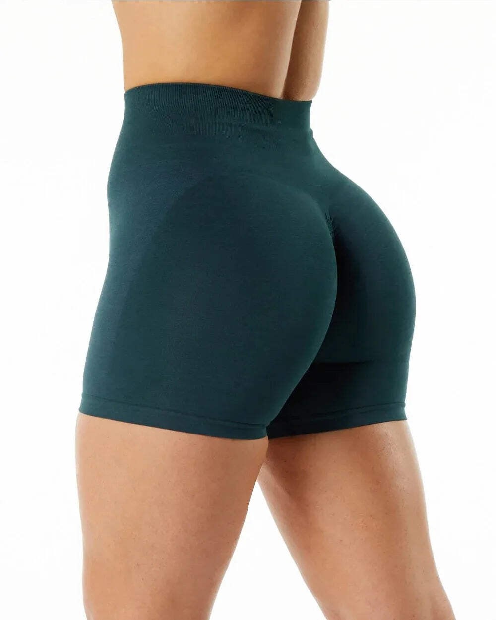 High Waist Seamless Yoga Shorts Scrunch Lift