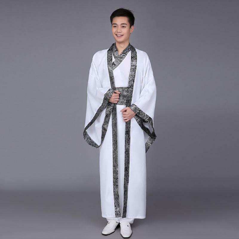 Chinese Ancient Costume Tang Suit Men Hanfu Dress Dynasty Cosplay Party Outfits