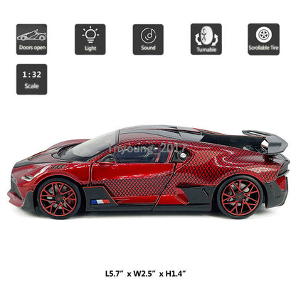 1/32 2020 Divo Model Car Diecast Toy Cars Toys for Boys Kids Gifts Collection
