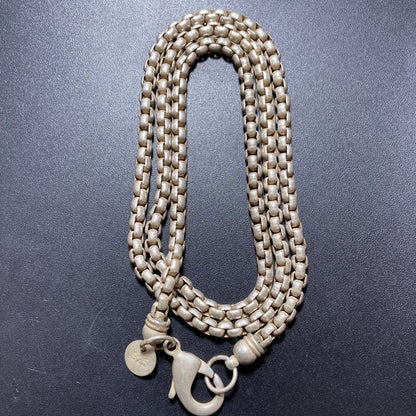 Miao Ethnic Handmade Silver Chain Necklace | Traditional Ethnic Jewelry