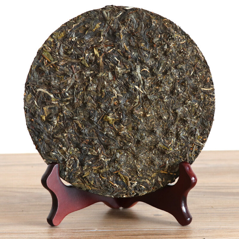 2017 Bang Long Hua Zhu Liang Zi Spring Xiaguan XY Tie Bing Pu-erh Raw Tea 357g