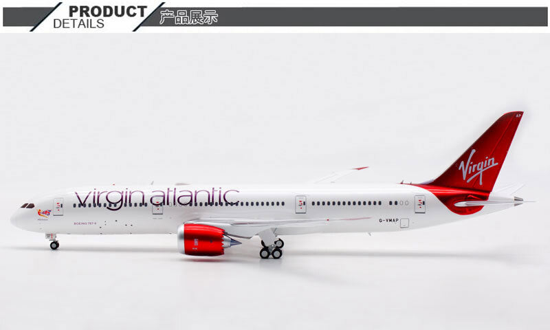 1:200 B-Models Virgin atlantic BOEING B787-9 Passenger Airplane Diecast Model