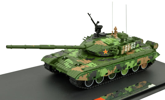 1:72 Chinese PLA ZTZ-99A Main Battle Tank Model Metal Diecast Armored Car 01-03