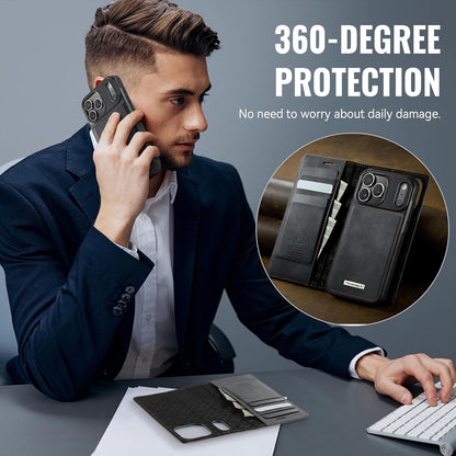 Wallet Case for Iphone 17 Pro Max Compatible with Magsafe, 2-In-1 PU Leather Fli