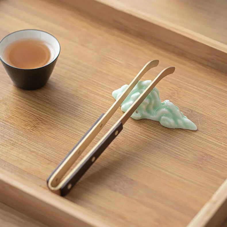Creative Mountain Ceramic Tea Shelf Shadow Cover Tea Pet Tea Ceremony Pen Holder