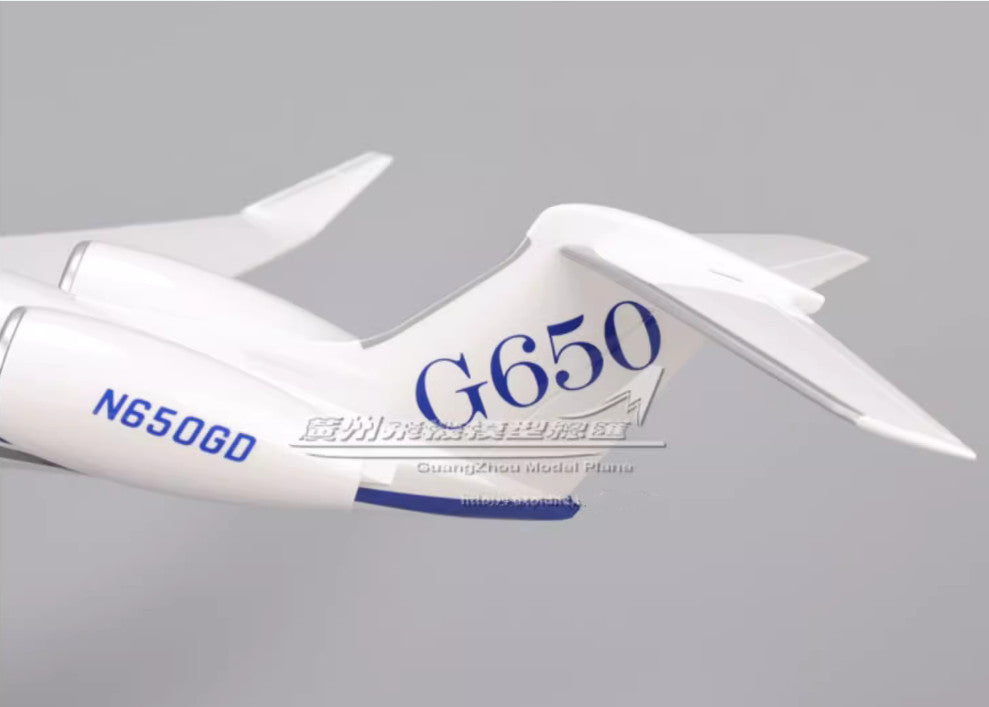 45CM 1:50 Gulfstream G650 Business Airplane Landing gears Resin Aircraft Model