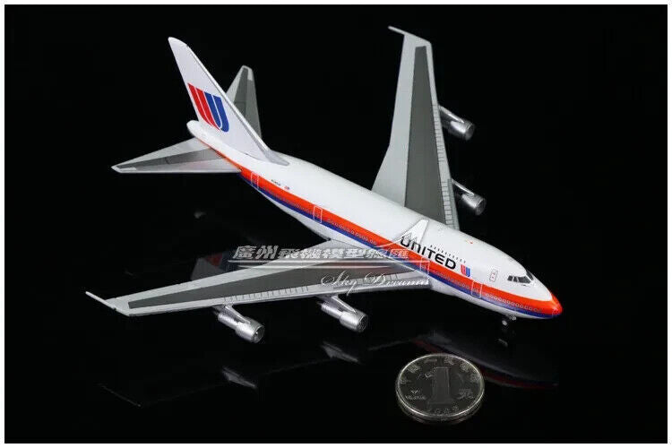 1:400 JC Wings UNITED BOEING 747SP Passenger Plane Diecast Aircraft Model