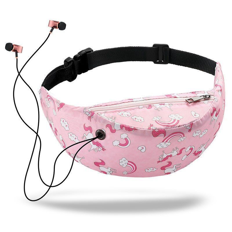 Women Waist Bag Waterproof Canvas Belt Bag Fanny Pack Sling Bags Phone Pouch 1PC
