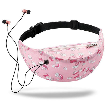 Women Waist Bag Waterproof Canvas Belt Bag Fanny Pack Sling Bags Phone Pouch 1PC