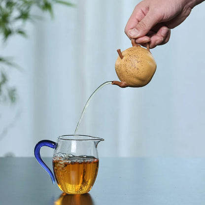 Zisha Clay Teapot From Yixing Yellow Unique Eggplant Tea Pot 160ml Puer Tea Pot