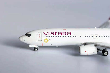 1:400 NG Model Vistara BOEING 737-800 Passenger Airplane Diecast Aircraft Model