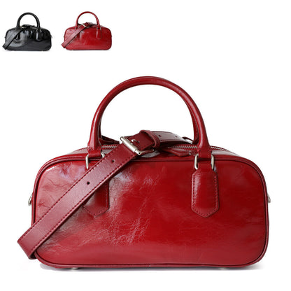 S/M Real Leather Tote Purse Clutch Handbag Fashion Boston Shoulder Bag Crossbody