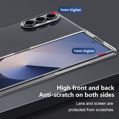for Samsung Galaxy Z Fold 7 Case Clear,Galaxy Z Fold 7 Case with Screen Protecto