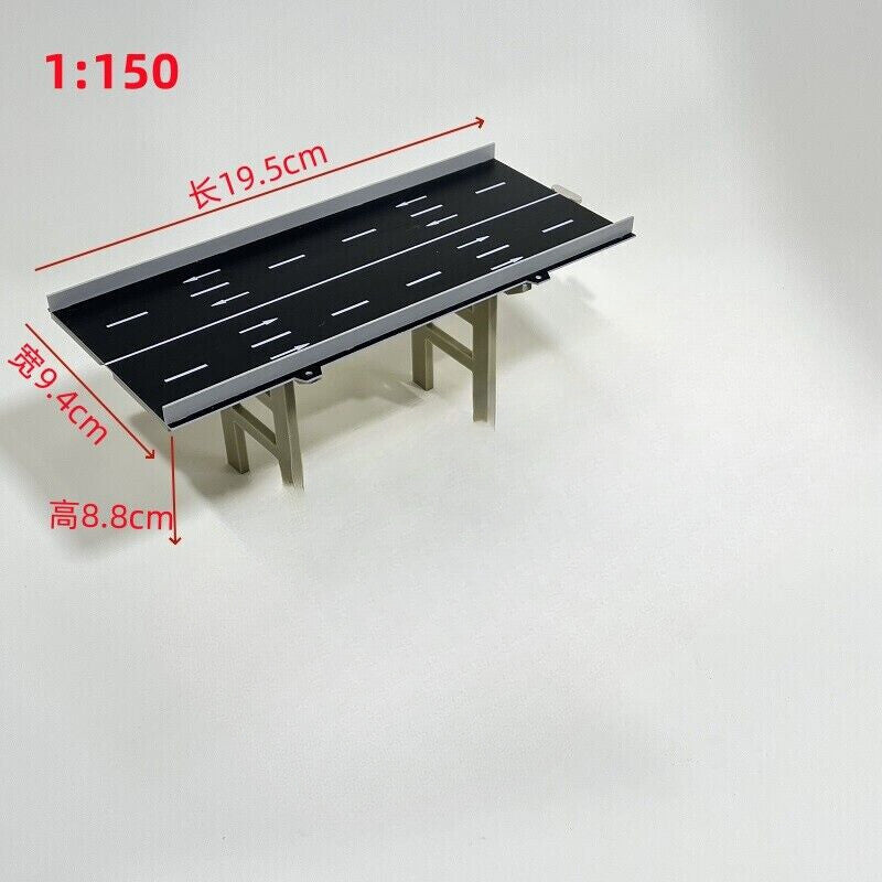 1/64 /150 Scale Diorama City Highway Street Road Bridge Model Scene Viaduct Toys