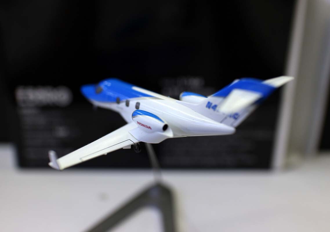 Ebbro for Hondajet Private business jet Blue 1/144 diecast plane model aircraft
