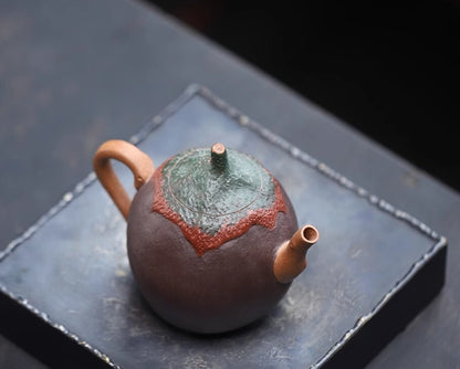200cc chinese Yixing Handmade Zisha Zi clay Teapot eggplant GongFu hu Tea Pot
