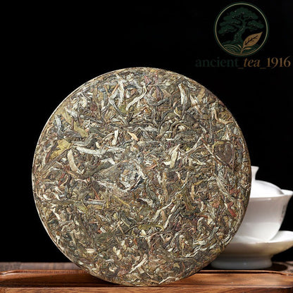 357g Raw Pu'er Tea Cake Yunnan Lincang Ancient Tree Honey Aroma
