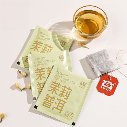 40g Pu'er Tea Jasmine Raw Pu'er Tea Bags 1.6g Each 25 Sachets