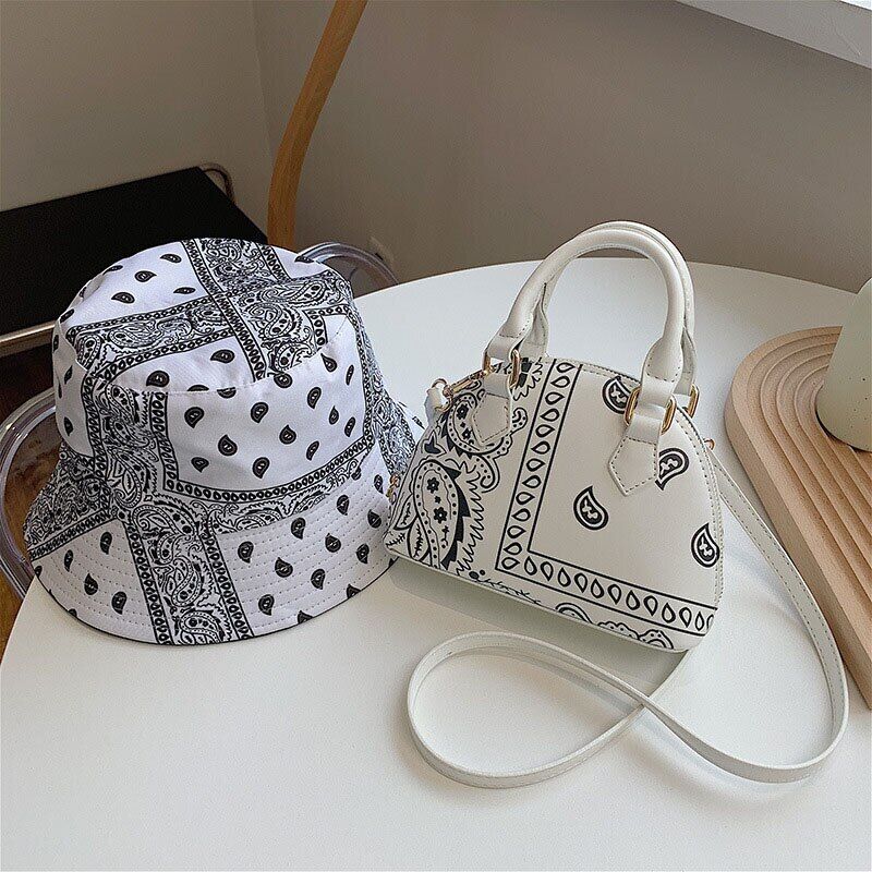 PU Leather Small Crossbody Shoulder Bag Women Handbags Ladies Flower Hats