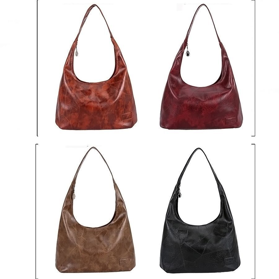 Fashion Retro Bag Handbag Dumpling Bags One-shoulder Leather Hand Bags Crossbody