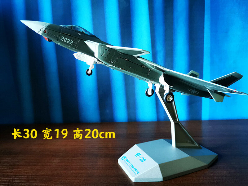 1:72 30CM AVIC China J-20 Stealth Fighter Plane Diecast Military Aircraft Model