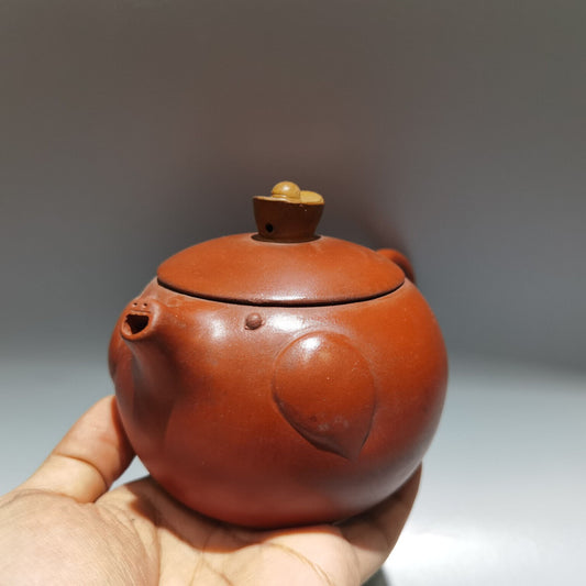Chinese Yixing Zisha Clay Handmade Exquisite Teapot 品名：招财进宝 底款：吴建芳