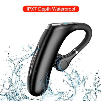 Wireless Bluetooth 5.0 Earpiece Headset Driving Trucker Earbuds Noise Cancelling