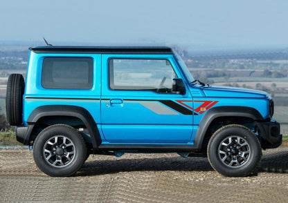 2 PCS Car Sticker Side Door Decal For Suzuki Jimny Graphics Racing Stripes