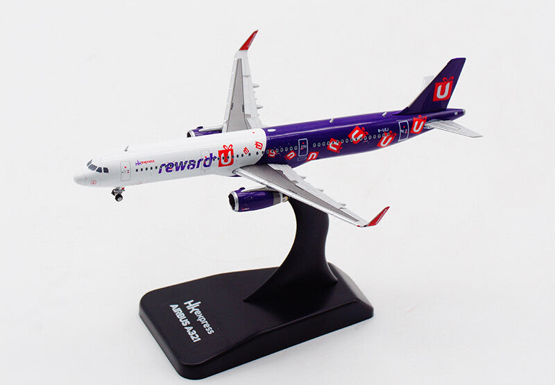JC Wings HK Express Airways Airbus A321 B-LEJ 1/400 diecast plane model aircraft