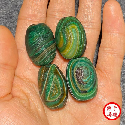 Agate Drum Bead Bracelet Men Women Single Bead 28mm*20mm Agate 1pc