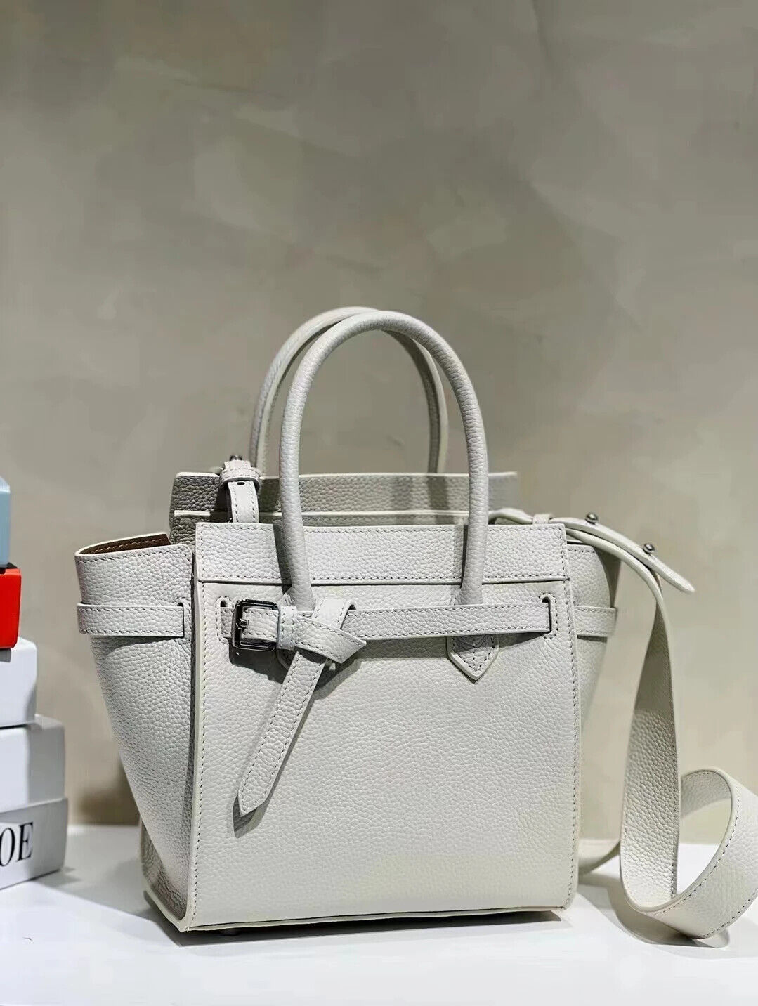 Cowhide Handbags For Women Genuine Leather Tote Bag Simple Trendy Bag