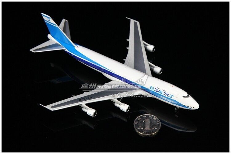 1:400 Phoenix El Al BOEING 747-200 Passenger Airplane Diecast Aircraft Model